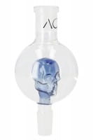 AO Glas Molassefänger 18/8 Skull - Blue