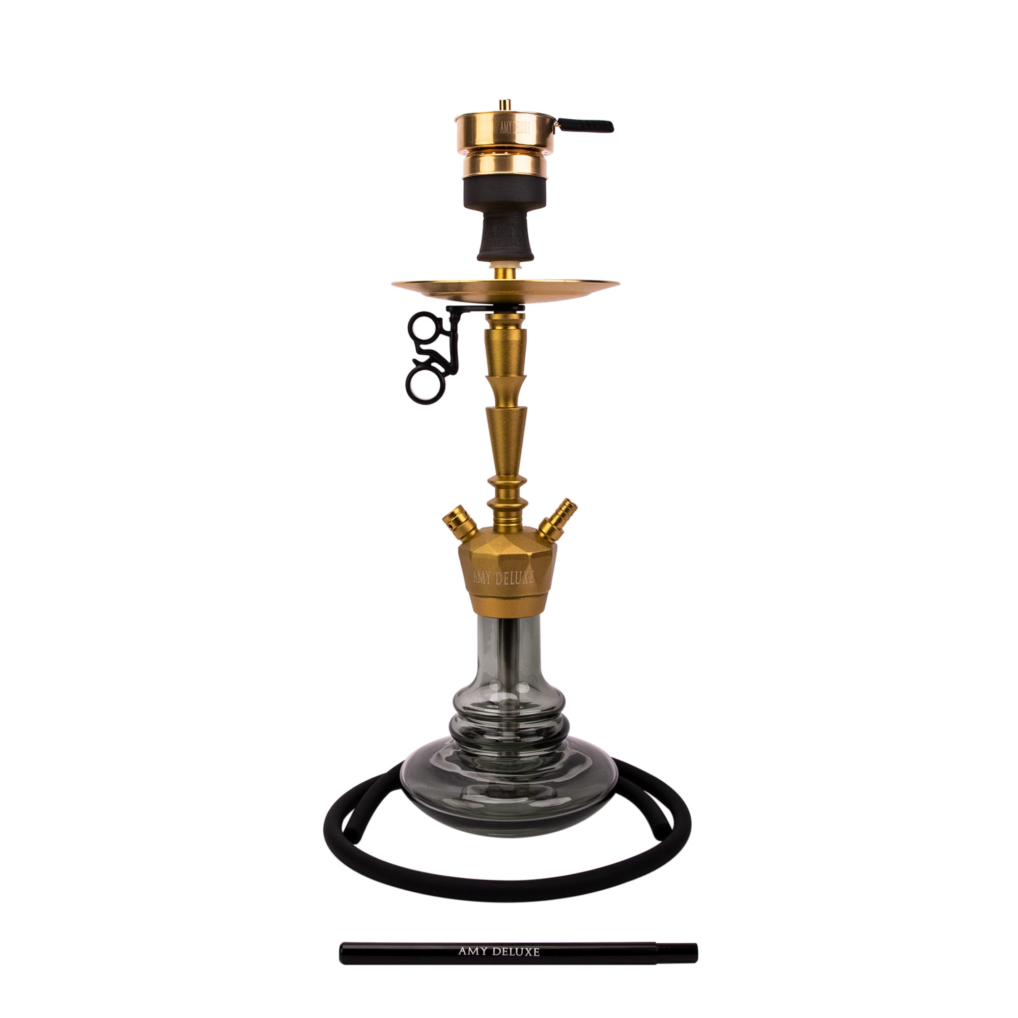 AMY Alu X S 064 Gold Black Alu X S 064 65 Cm Amy Deluxe Shishas Shisha Store Com