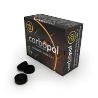 Carbopol Kohle 35mm - Box (100 Stück) - selbstzündend