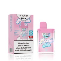 Smokah x Flask Pocket E-Shisha Peach Ice