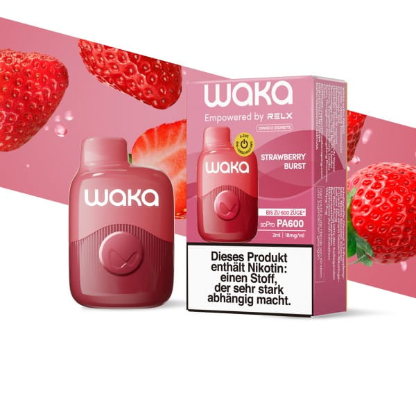Waka soPro 600 Vape - Strawberry Burst